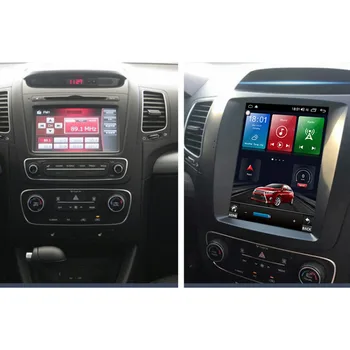4G LTE Android 10 Pre KIA SORENTO 2013 Tesla Typ Multimediálne Stereo Auto DVD Prehrávač, Navigácia GPS, Rádio