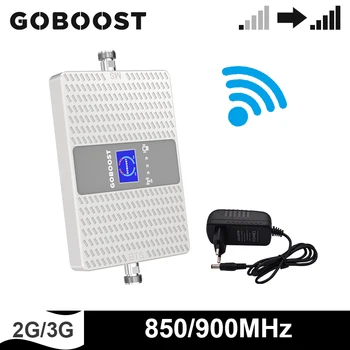 GOBOOST 2g 3g Signál Booster CDMA 850 Band5 GSM 900 Dual Band Repeater Mobilný Telefón Siete Zosilňovač