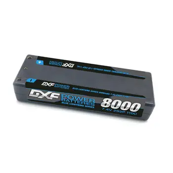DXF 2 KS RC batérie 2S Lipo 7.4 V 5200mah 6200mah 6500mah 8000mah 50C 100C 120C 240C 4.0 mm Hardcase Pre Slash 4X4 Auto