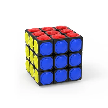 YongJun YJ 3x3x3 Magic Cube Puzzle Hra Dotyku Stickerless Prst Dotyk 3x3x3 Cubo Magico Hračka Pre Nevidiacich