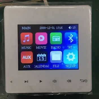 Mono Domácej Obrazovke Mini Bluetooth Stenu, Audio Zvuku Zosilňovač Hudby na Pozadí Systému Stereo hudobné Centrum Pre hotel pa systém