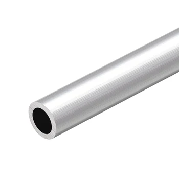 Uxcell 6063 Aluminum Kolo Trubice 300 mm, Dĺžka 20 mm OD 15 mm Vnútorné Dia Hladký Hliníkový Rovno Hadice