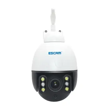 ESCAM Q5068 Kovové Veci, 5MP kvalite 1080P Bezdrôtový PTZ IP Kamera P2P Deň Noc Farebný Displej, WIFI, Speed Dome Kamery