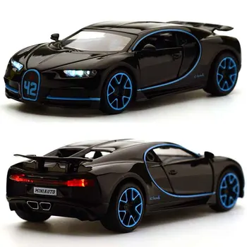 1:32 Simulácia Bugatti Chiron Zber Model Zliatiny Autá Hračka Diecast Kovové Auto hračiek pre dospelých, deti