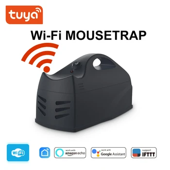 Tuya Wireless Mouse Vrah pasca na myši Potkan Pešti Pasce Catcher Hlodavce Vrah Smartlife App WiFi Senzor APP Control Pre Mobilný Telefón