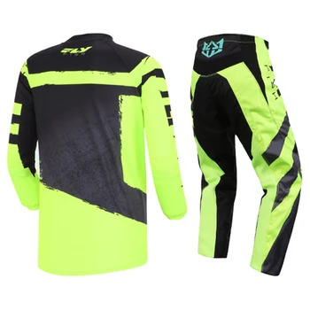 Fly Ryby Racing Suit Motocross Jersey Nohavice Vyhovovali Combo Enduro Moto Motokrosové Oblečenie Dirt Bike ATV DH Off-Road MX Výstroj Nastaviť Mužov