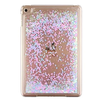 1Pcs Pre iPad Mini 4 Kvapaliny Tvorivosti Maľované Lesk Quicksand Iskru Star Priehľadný Plastový Kryt Pre Apple iPad Mini 4