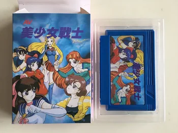 8bitová hra karty : AV Bishoujo Senshi Dievča Boj ( Japonsko Verziu!! box+kazeta IBA!! )