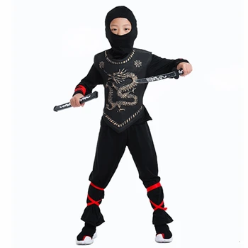 Ninja Kostým Dieťa Ninjago Strany Kostýmy Chlapci Dievčatá Halloween Maškarný Superhrdina Cosplay Ninja Vyhovovali Deti Oblečenie Nastaviť Darček