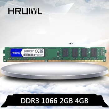 HRUIYL PC Pamäte RAM PC3-8500U 4GB DDR3 2GB 1066 MHZ PC3 8500 1066MHZ Memoria Modul Ploche Počítača 2G 4G 240 pin 1,5 V