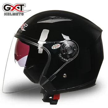 GXT 512 Dospelých Polovicu Tváre Motocyklové Prilby Duálny Objektív Štyri Sezóny, Jazda na Bicykli Závodné Motokrosové Motorky Vetru Prilba