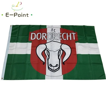Holandsko FC Dordrecht Vlajka Plnej Veľkosti Vianočné Dekorácie pre Domov Vlajky Zástavy Dary