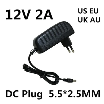 12V 2A AC Adaptér Napájanie Nabíjačky EU/US/UK/AU Konektor Pre 3D Tlač Pero