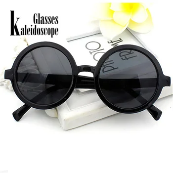 Kaleidoskopu Okuliare Retro Okrúhle slnečné Okuliare pre Ženy Multicolor Šošovky, Slnečné okuliare Retro Okuliare Okuliare