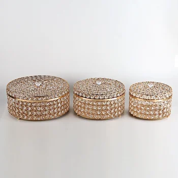 Európska Crystal candy zásobník kozmetika úložný box šperky box svadobné rekvizity ozdoby export dekoratívne dosky