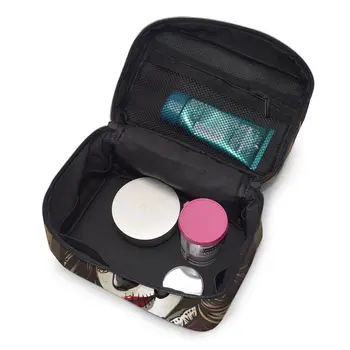 Ženy make-up, kozmetické Tašky taška toaletné Potreby Organizátor Cestovné Skladovanie Vrecko Cukru Lebky Dievča