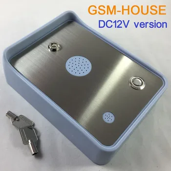 GSM intercom pre brány otvárač prístup radič a dve alarmový vstup pre domáce bezpečnostných poplašných DC12V Verzia