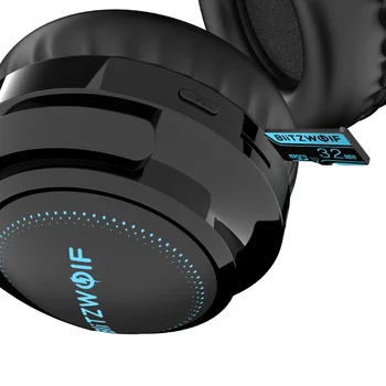 BlitzWolf BW-HP0 Pro Bezdrôtové bluetooth Slúchadlá Herný Headset Za Ucho RGB Svetlo HiFi Stereo Bass Slúchadlá s Micphone