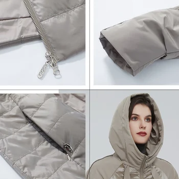 ZIAI 2020 Jarný kabát ženy Diamond reťazca putá nepremokavé kvalitné Teplé Tenká Bavlna ZM-8601 ZM-8601