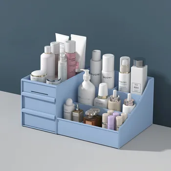 Veľké množstvo Kozmetických Skladovacie Škatule make-up Organizátor Box pre Kozmetiku Steny Plastové tvoria Organizátor Šperky Zásuvky Kontajner