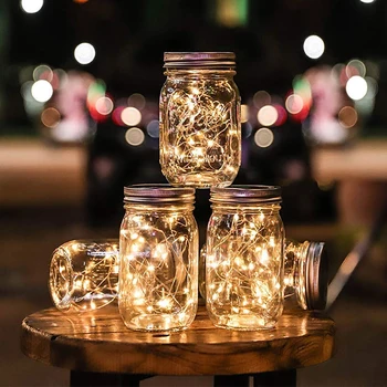 Vianočné Solárne Led Reťazce keramickej nádoby Závesné Svetlo 20 LED Svetlá String Víla Hviezdna Svetlá pre Svadobné Záhrada Vianoce Domova