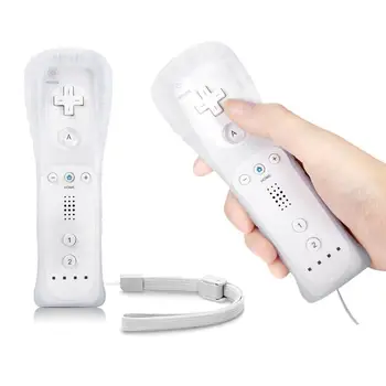 2021 HORÚCA novinka!!! Bezdrôtový Diaľkový ovládač pre Wii Vstavaný Motion Plus Gamepad s Silikónové puzdro snímača pohybu
