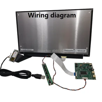 13,3-palcový dotykový displej modul auta HDMI kapacitný 10-bod USB5V napájanie riešenie