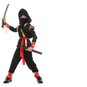 Halloween Kostýmy Chlapci Drak, Ninja Kostým Anime Dievčatá Bojovník Cosplay Karneval Party Fancy Dress Up Pre Deti Deti