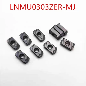 LNMU0303ZER-MJ karbid volfrámu Vysokej Kvality Karbidu Vložiť Rýchly Zdroj Sústruh CNC Sústruženie Frézovanie Strihací Nástroj LNMU 0303 Frézovanie