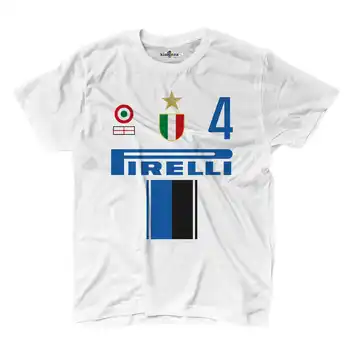 Tričko Retro Košele Futbal Inter Miláno 4 Zanetti Sezóna 09-10 Championship 2 S Biela