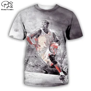 2020 lete Muži/Ženy, T košele Michael Jordan Houston Vytlačené tričko Harajuku Módne Šortky Sleeve T-shirts Bežné Tees