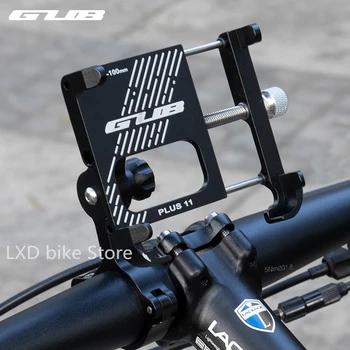 GUB PLUS 11 Hliníkový Bicykel Držiaka Telefónu Pre 3.5-6.8 palcový Smartphone Nastaviteľné Podporu GPS Bicykli Telefón Stojan Mount Držiak