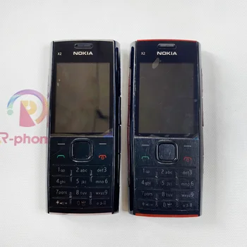 Zrekonštruovaný X2 Originálne Nokia X2-00 Bluetooth 5MP Odomknutý Mobilný Telefón