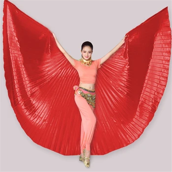 11Color Motýlích Krídel pre Ženy, Brušný Tanec Cigán Sukne Praxi Fáze Nosenie India Oblečenie Zlato Kostým Nie Split Krídla