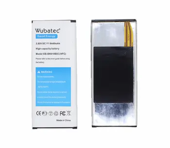 Wubatec 2x Poznámka 4 NFC 6440mAh Batérie + Nabíjačka pre Samsung Galaxy Note4 N910F N910C N910V N910T + Späť Prípade Rozšírená Batéria
