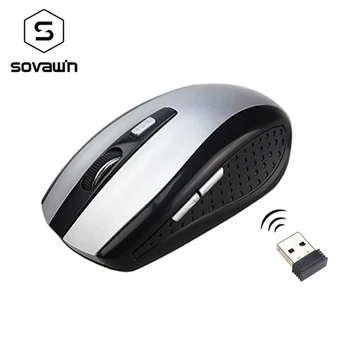 Sovawin 2.4 ghz Wireless Mouse Hráč Počítač PC, Notebook Profissional Hra, 1600dpi, USB Optická Mouses Hráč Na PC Prenosný Počítač