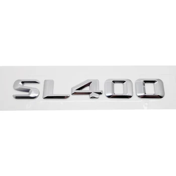 Auto Zadný Kufor Znak Písma Odznak Nálepky SL320 SL400 SL450 na Mercedes Benz SL Triedy R107 R129 R230 R231