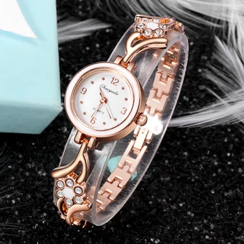 Nové Módne Drahokamu Hodinky Ženy, Luxusné Značky Náramok z Nerezovej Ocele Dámske hodinky Quartz Šaty Hodinky reloj mujer Hodiny