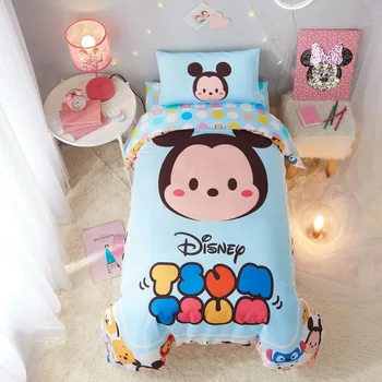 Ružová Disney Princezná Cumlík posteľná bielizeň nastaviť Veľkosť Postieľky pre Dievčatá, Baby, 120*150 CM Prikrývka Obliečky Bavlna Prikrývky Deti 3D