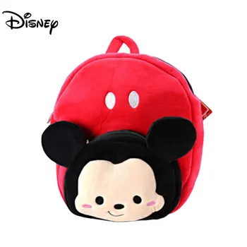 Detský Plyšový Batoh Disney Mickey Minnie Mouse Mike Sulley Prasiatko medvedík Pú Disney Plyšové Taška pre Dieťa Deti Narodeninám Hračka