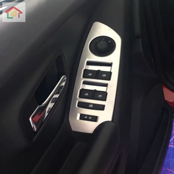 Interiérové Dvere Okna, lakťová opierka Spínač Kryt Skla Zdvihnite Tlačidlo na Ráme Panela Výbava Pre Chevrolet Tracker-2018 ABS Auto Príslušenstvo