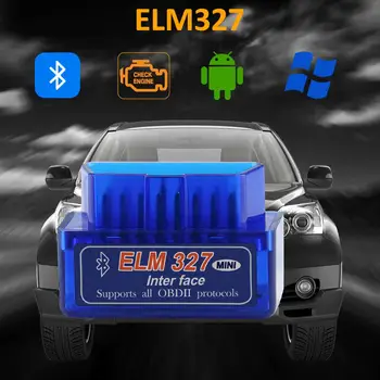 Mini V1.5 ELM327 PIC18F25K80 Bluetooth WIFI Adaptér OBD2 Auto Diagnostický Nástroj ELM 327 OBDII Code Reader obd2 na Android/IOS/PC