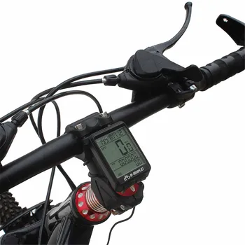 Bike Počítača Cyklus Počítače Požičovňa Rýchlomer Bezdrôtový Nepremokavé Stopky počítadlo kilometrov LCD Podsvietenie Speed Meter