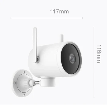 2020 Xiao Inteligentné Vonkajšie Kamery WIFI Nepremokavé PTZ Kamera 270 Uhol 1080P Dual Signál Antény IP Cam Nočné Videnie Mi Domov APP