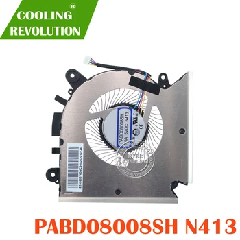 Nový, originálny cpu chladiaci ventilátor pre MSI GF63 16R1 16R2 ventilátor chladiča radiátor PABD08008SH DC 5V 1,0 N413