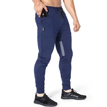 2020 nové pánske jogging zips bežné nohavice fitness dna priliehavé športové nohavice mobile nohavice