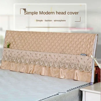Horúce predajcovia použiť spálňa čelo postele čelo postele kryt protiprachový kryt 1,2 m/1,5 m/1,8 m/2 m/2,2 m/ plus bavlna zahusťovanie