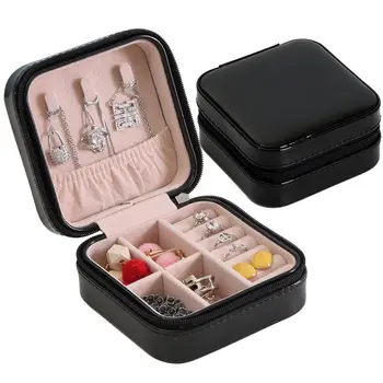 Móda PU Šperky Box Náušnice, Náhrdelníky Prstene Náramok Zobraziť Prípade Žien make-up Skladovanie Organizátor Darčeka Výstroj Doplnky