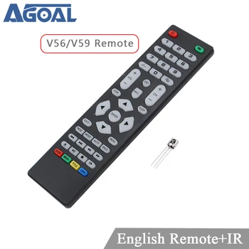 V59 V56 Skr.03 Univerzálne Diaľkové Ovládanie s IR prijímačom pre LCD Ovládač riadiacej dosky použiť len pre V59 V56 3463A DVB-T2