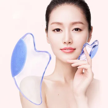 3 V 1 LED Fotón Škrabanie Board Portable Guasha Masér Face Lifting svetelná Terapia Odstrániť Akné V-Face Lift Skin Masér